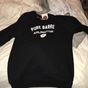 Pure barre Arlington black sweatshirt